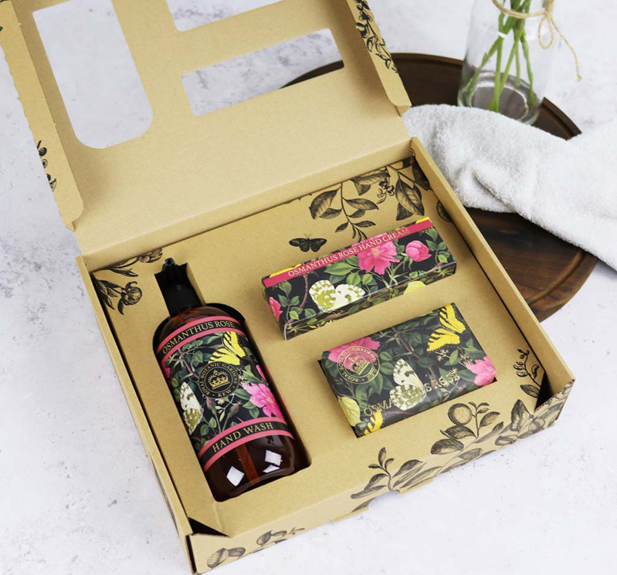 Kew Osmanthus Rose Essential Gift Set