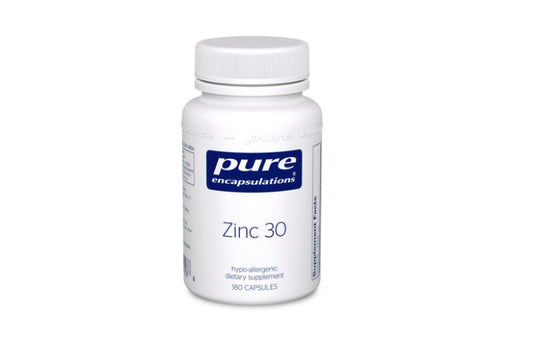 Zinc 30 Pure Encapsulated 180 caps