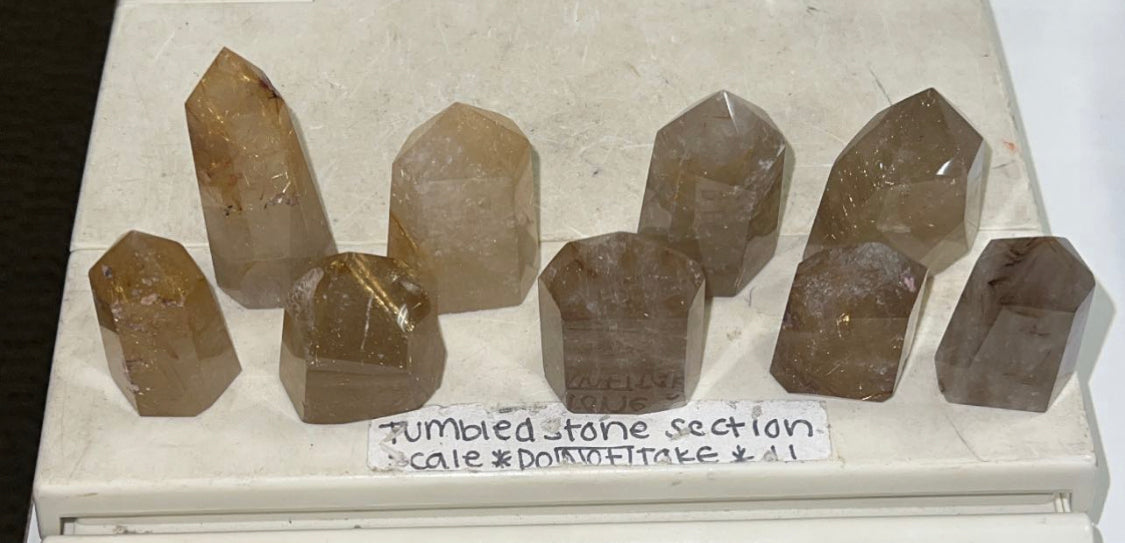 Rutilated Quartz Polished Points