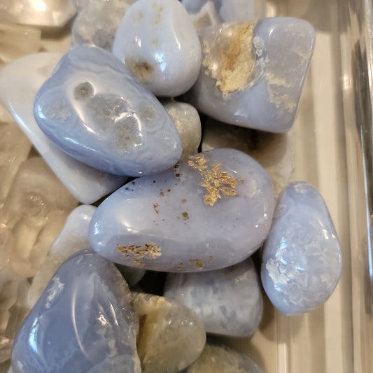 Blue Lace Agate Tumbled