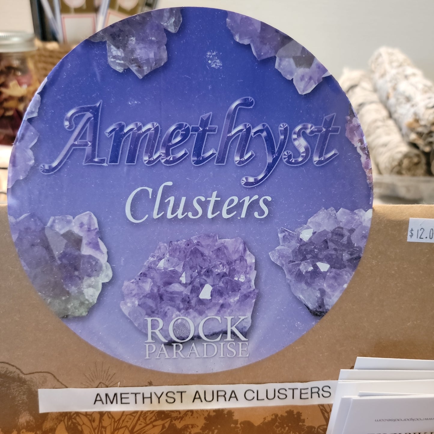 Aura Amethyst Cluster