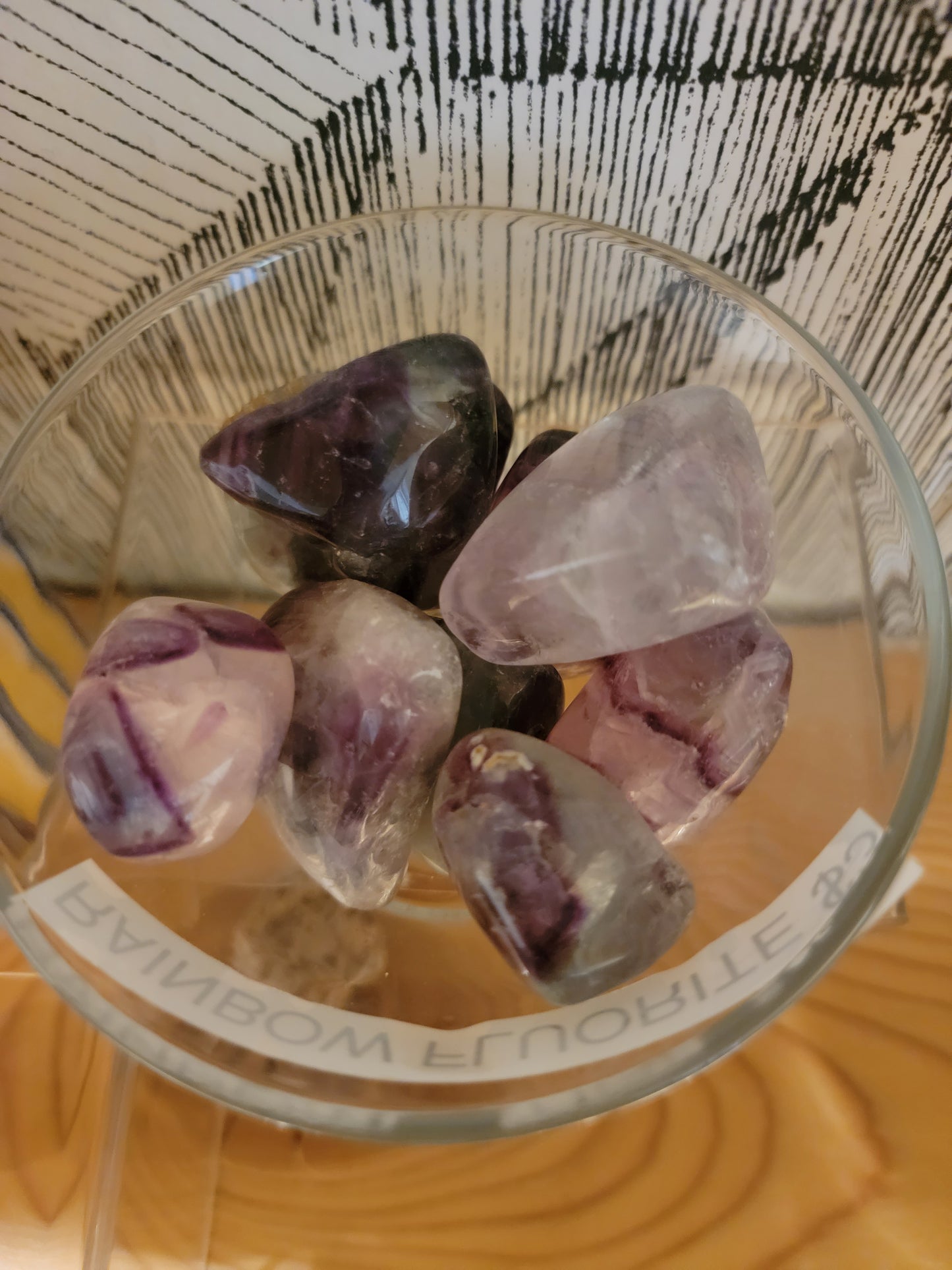 Rainbow Fluorite Tumbled