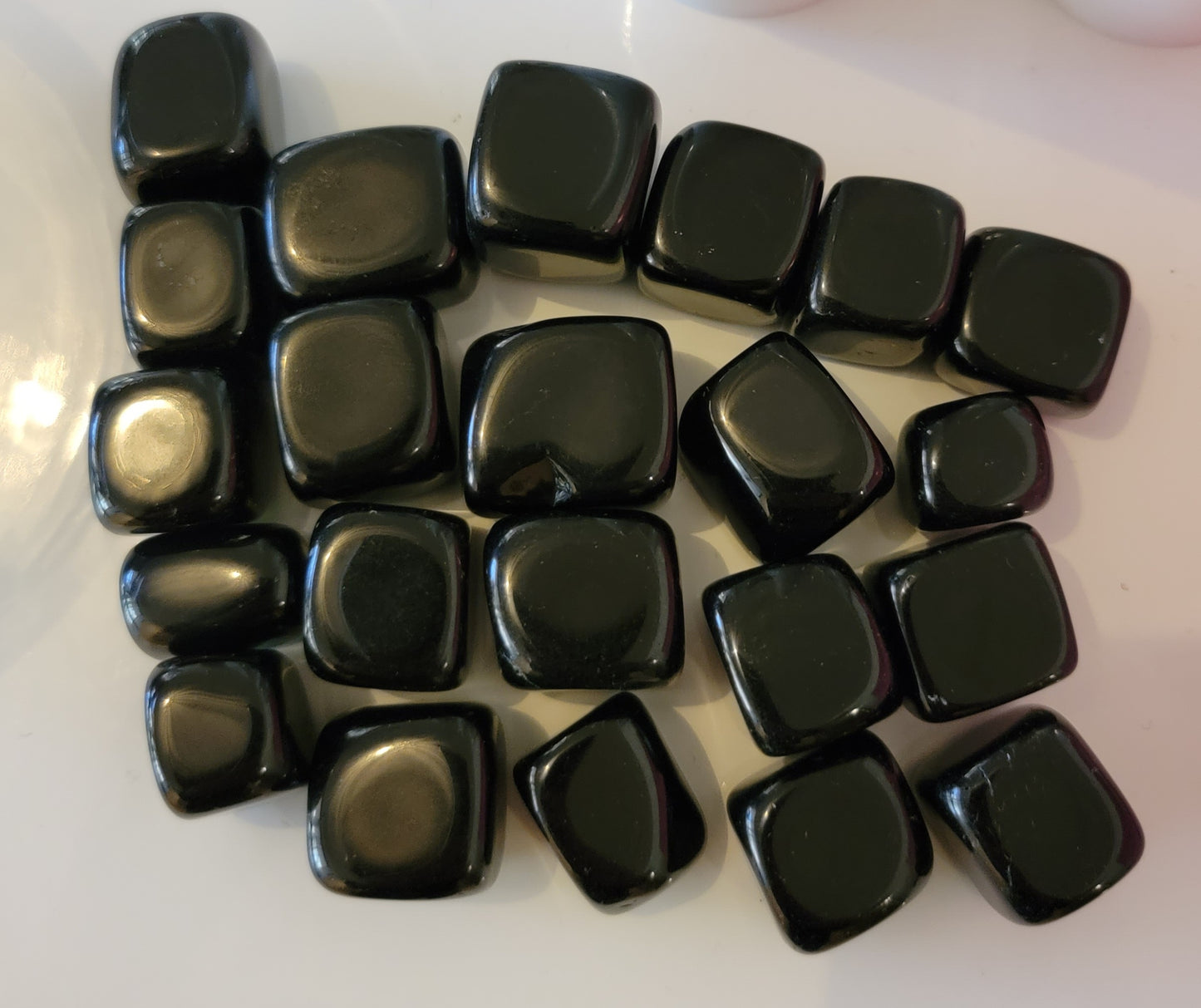 Obsidian Tumbled Cubes