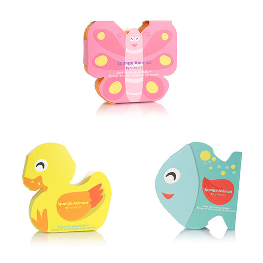 Animal Kids Sponge Assorted Pack