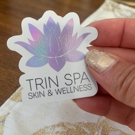 Trin Spa Hologram Sticker 2x2