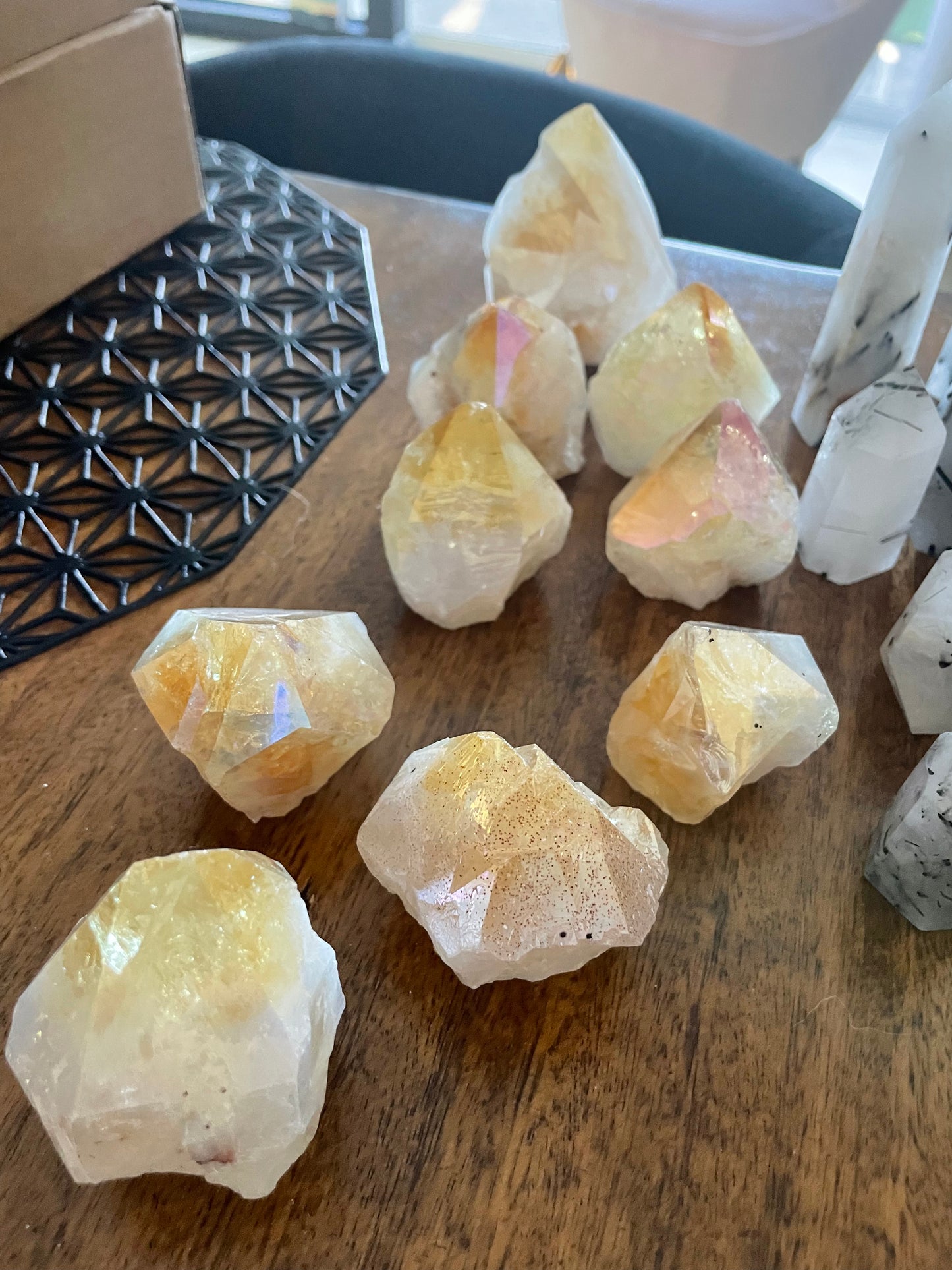 Angel Aura Citrine Point