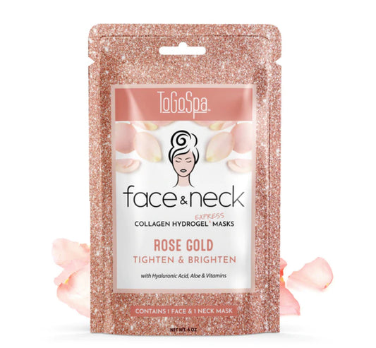 Rose Gold Face and Neck Express Mask