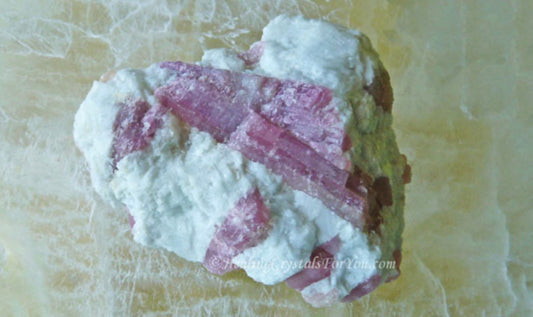 pink Tourmaline in Quartz Matrix
