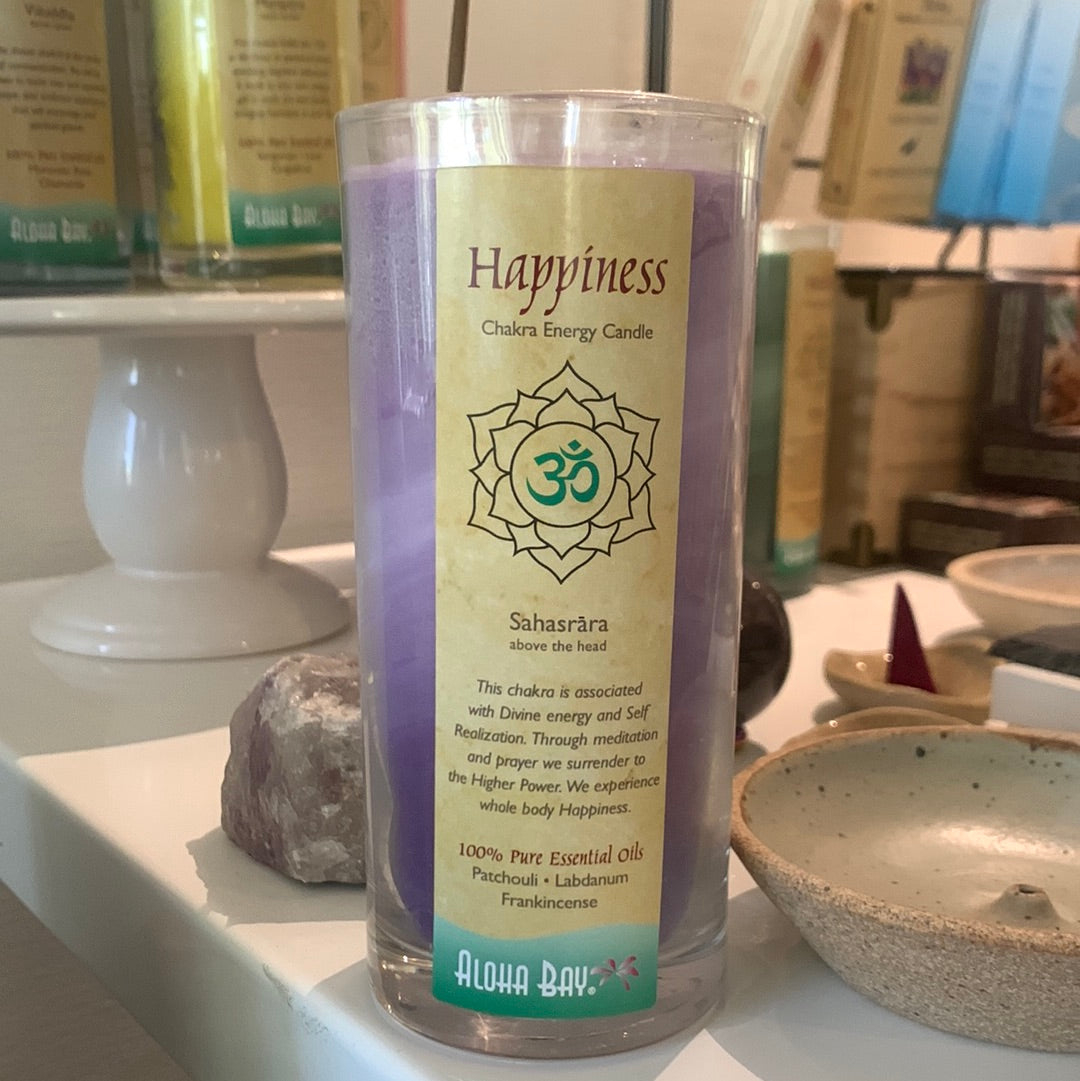 Happiness Chakra Candle Crown Chakra Sahasrar