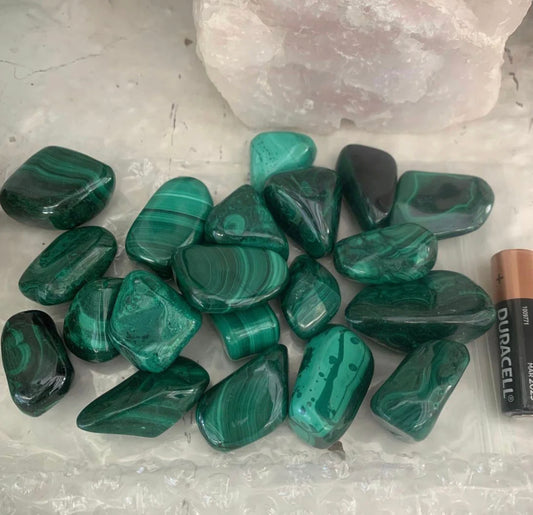 Malachite tumbled