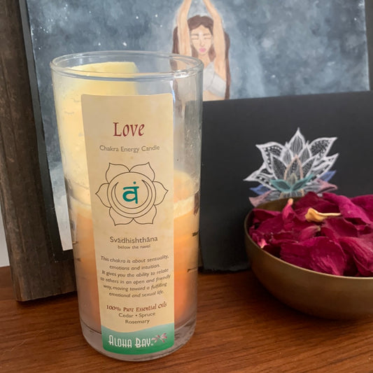 Love Chakra Candle Svadhi- shthana Sacral Chakra