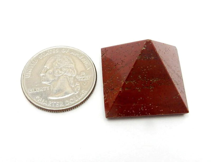 Engraved Pyramid Shaped Chakra Stone